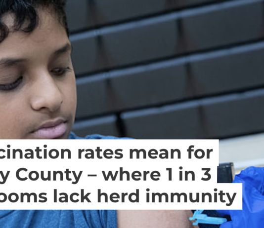 Unvaccinated individuals face 140 times higher risk of contracting measles. Sarah L. Voisin/The Washington Post via Getty Images